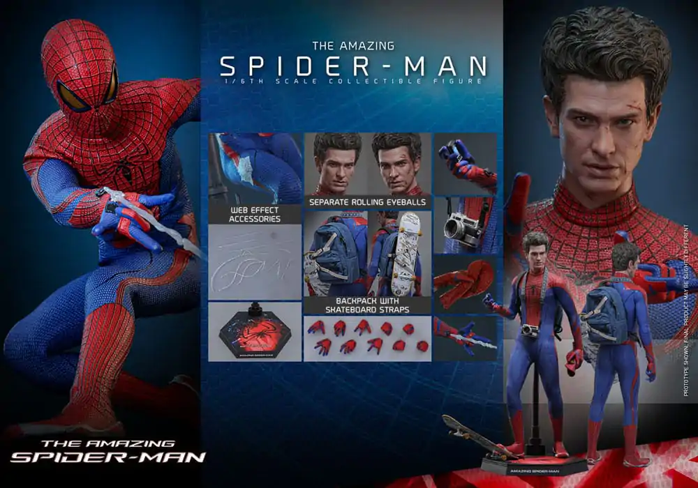 Figurină de acțiune Masterpiece The Amazing Spider-Man Movie 1/6 Spider-Man 30 cm poza produsului