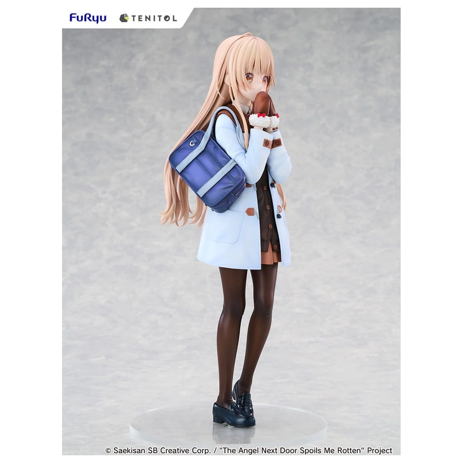 The Angel Next Door Spoils Me Rotten Tenitol Tall PVC Figurină Mahiru Shiina Winter clothes Ver. 30 cm poza produsului