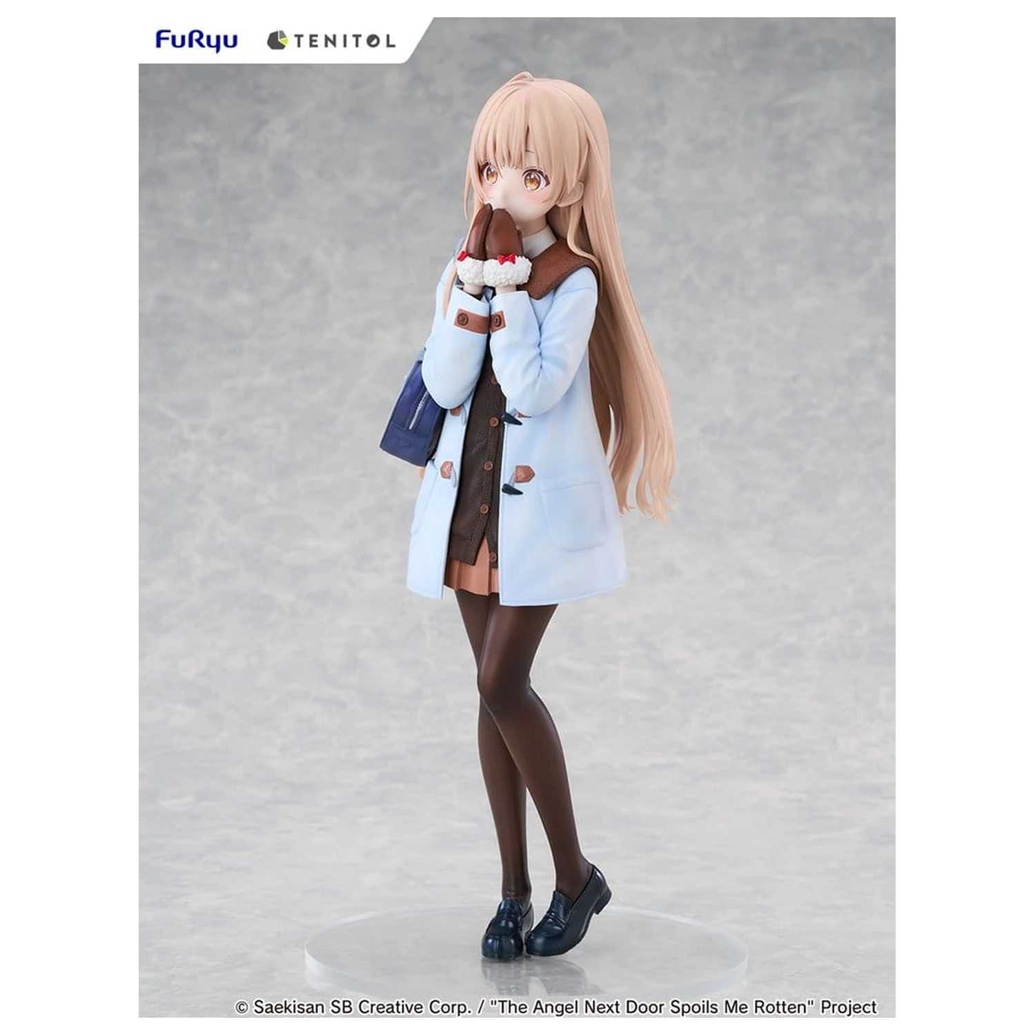 The Angel Next Door Spoils Me Rotten Tenitol Tall PVC Figurină Mahiru Shiina Winter clothes Ver. 30 cm poza produsului