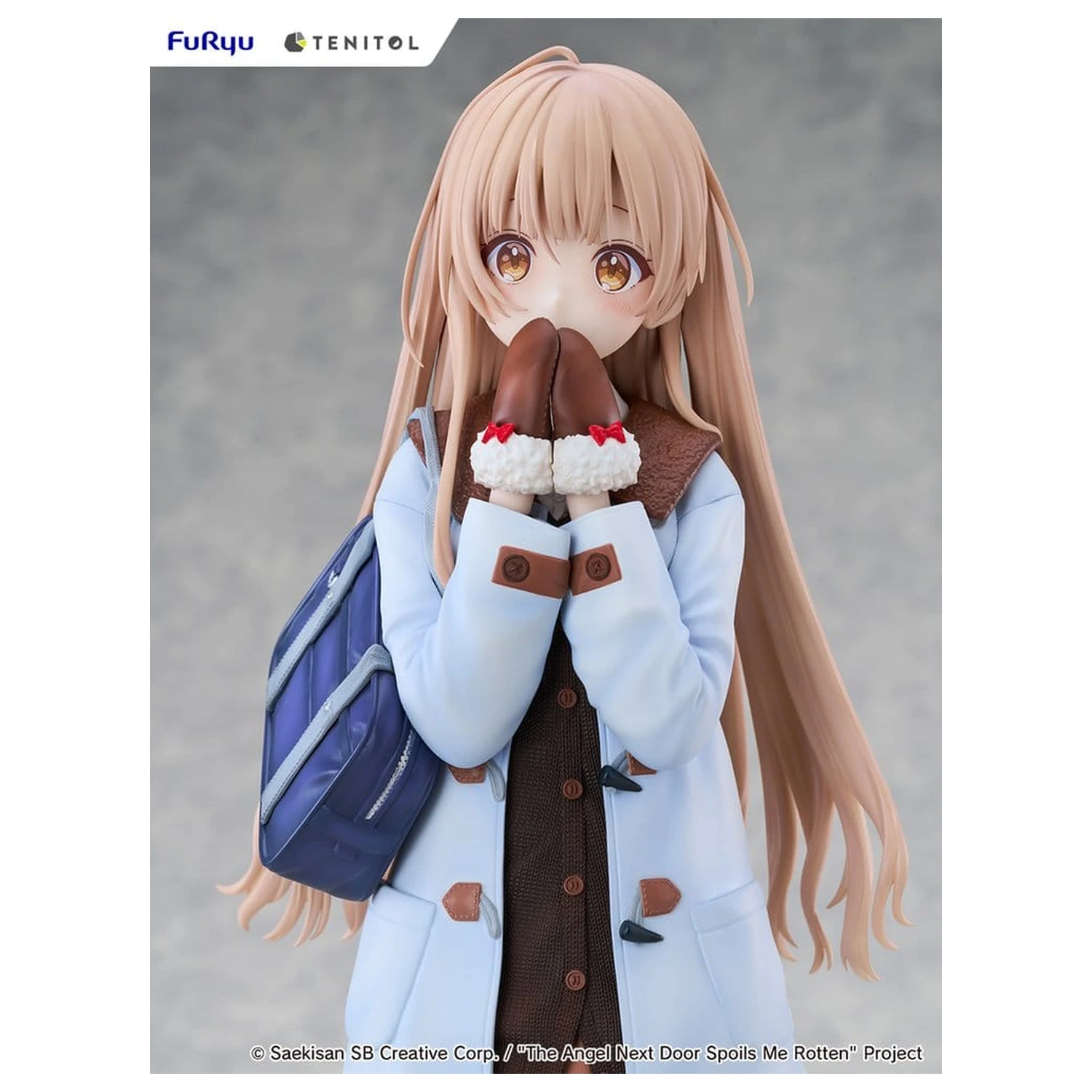 The Angel Next Door Spoils Me Rotten Tenitol Tall PVC Figurină Mahiru Shiina Winter clothes Ver. 30 cm poza produsului