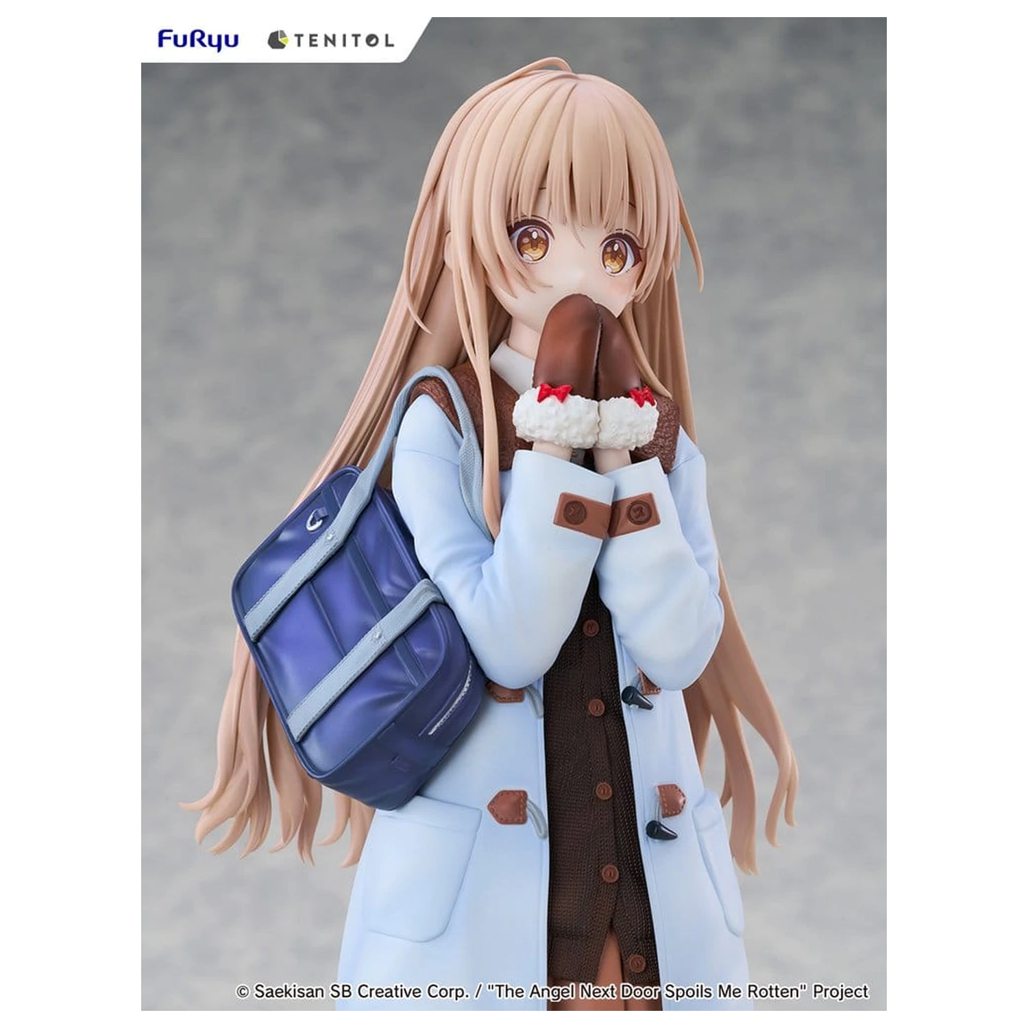The Angel Next Door Spoils Me Rotten Tenitol Tall PVC Figurină Mahiru Shiina Winter clothes Ver. 30 cm poza produsului