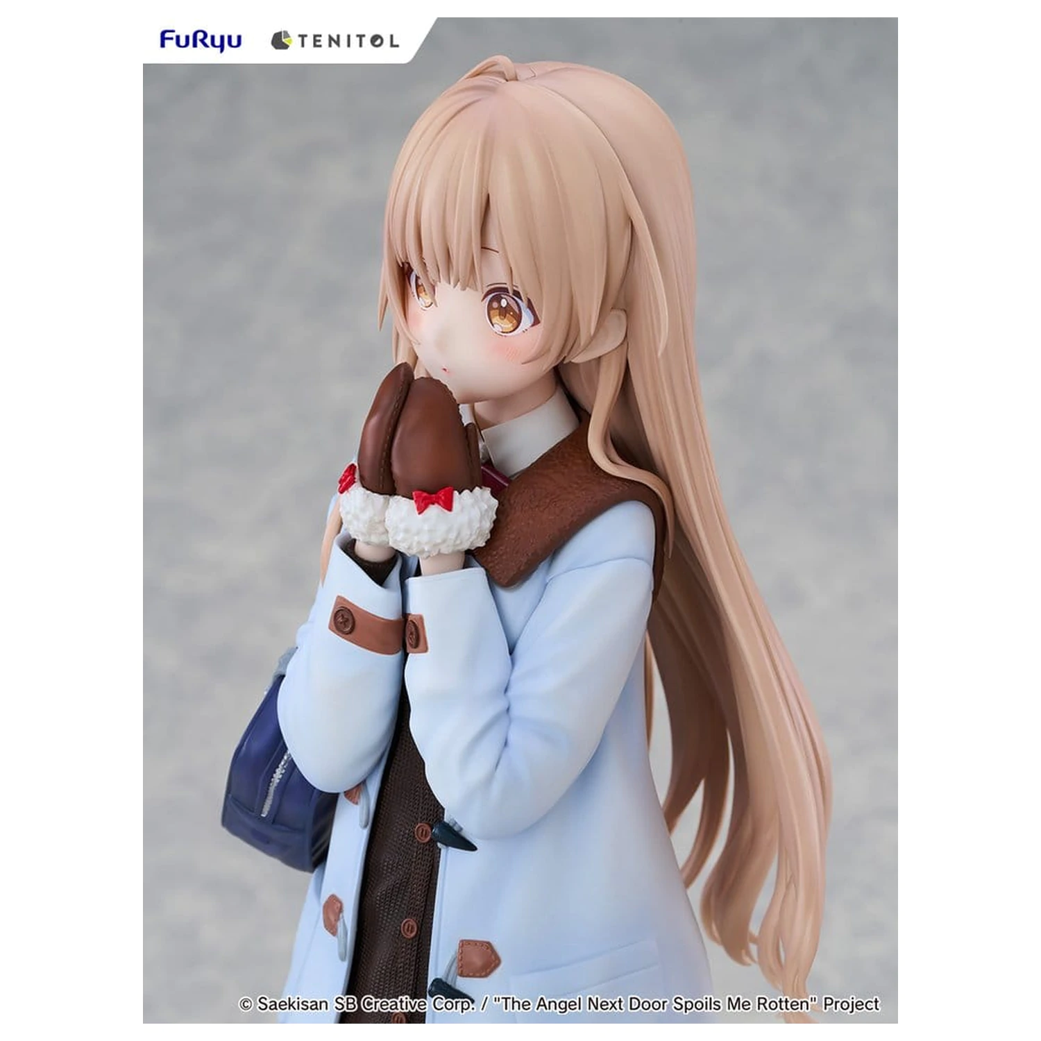 The Angel Next Door Spoils Me Rotten Tenitol Tall PVC Figurină Mahiru Shiina Winter clothes Ver. 30 cm poza produsului