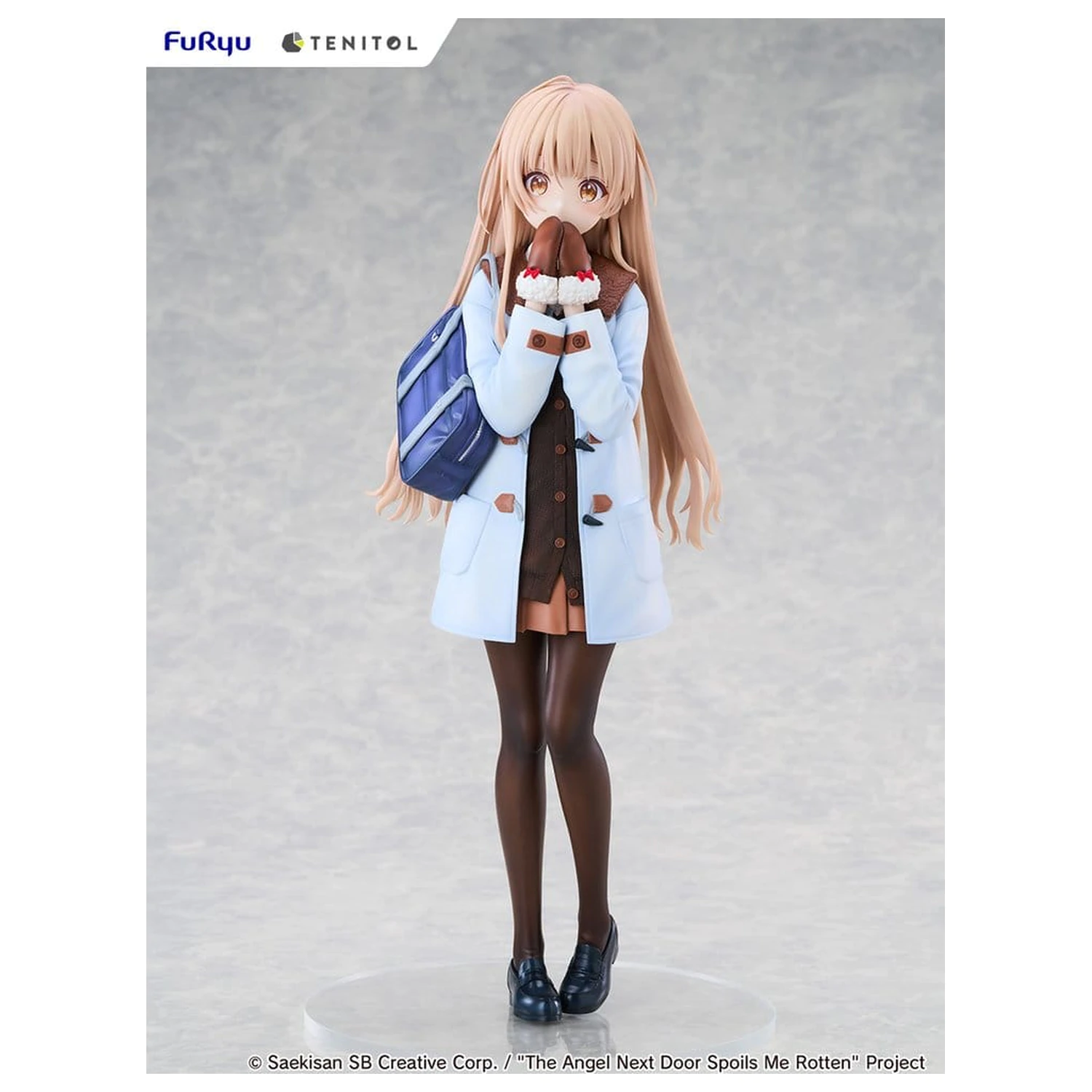 The Angel Next Door Spoils Me Rotten Tenitol Tall PVC Figurină Mahiru Shiina Winter clothes Ver. 30 cm poza produsului