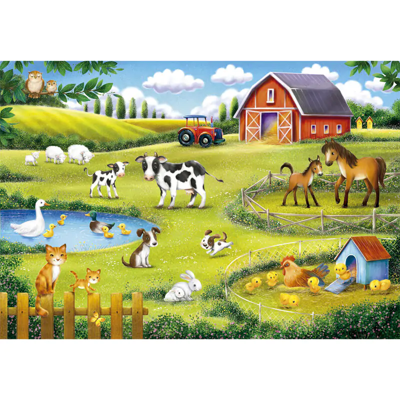 The Animal Farm puzzle 30 piese poza produsului