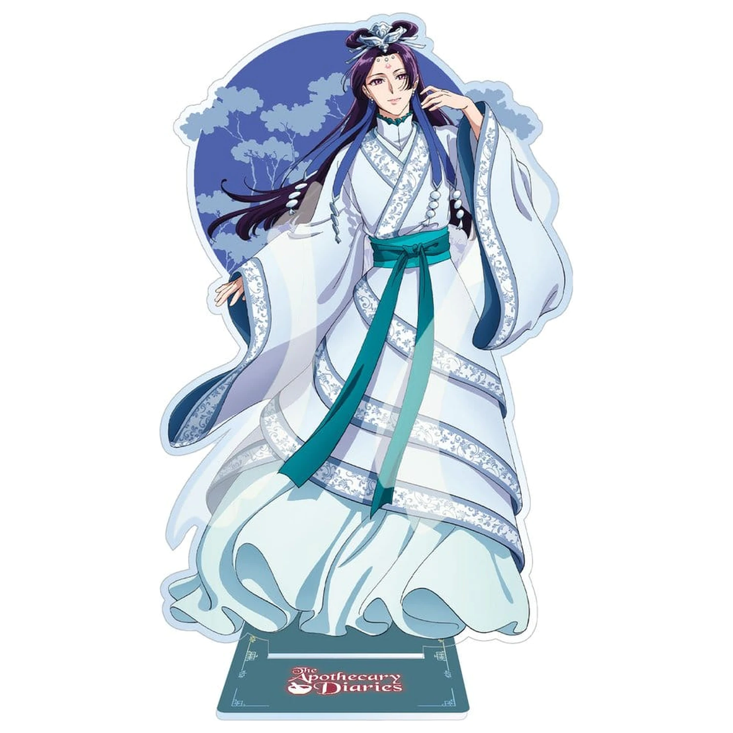 The Apothecary Diaries Statueta acrilica Jinshi Moon Festival Ver. Holografica 18 cm poza produsului