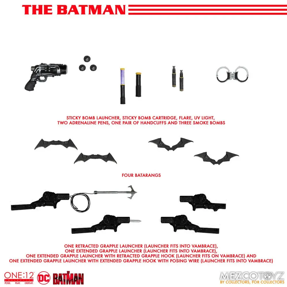 Figurină de acțiune Batman 1/12 The Batman 17 cm poza produsului