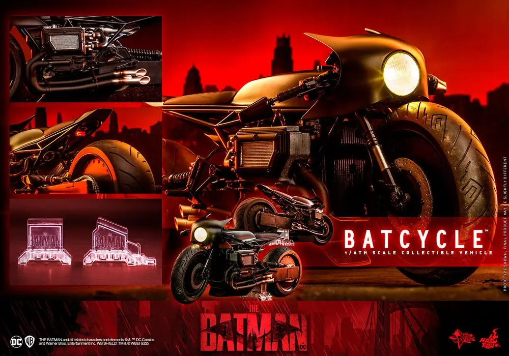 The Batman Movie Masterpiece Vehicul 1/6 Batciclu 42 cm poza produsului