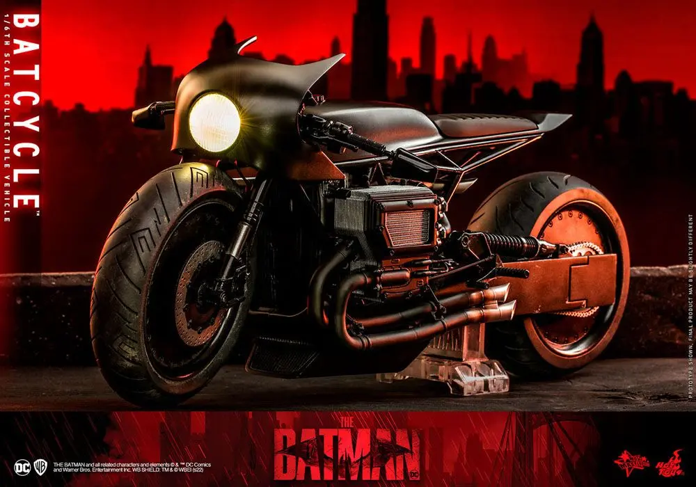 The Batman Movie Masterpiece Vehicul 1/6 Batciclu 42 cm poza produsului