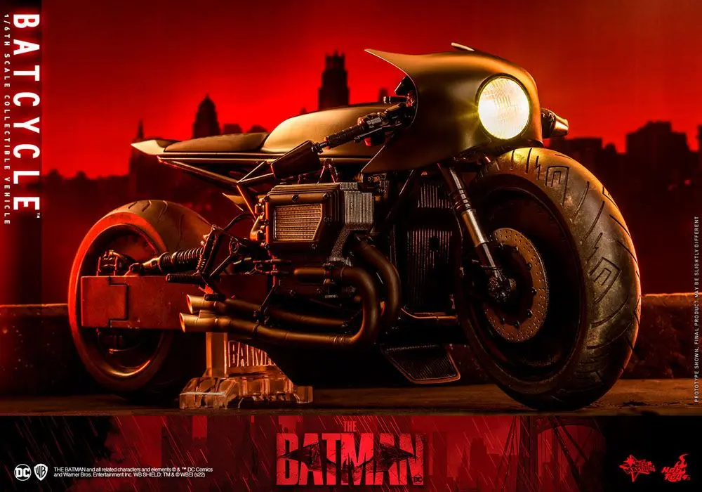 The Batman Movie Masterpiece Vehicul 1/6 Batciclu 42 cm poza produsului