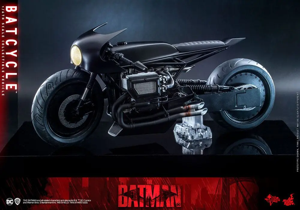 The Batman Movie Masterpiece Vehicul 1/6 Batciclu 42 cm poza produsului