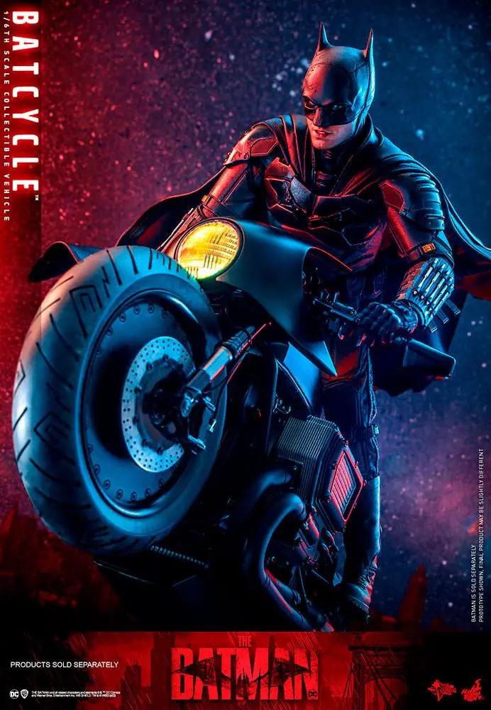 The Batman Movie Masterpiece Vehicul 1/6 Batciclu 42 cm poza produsului