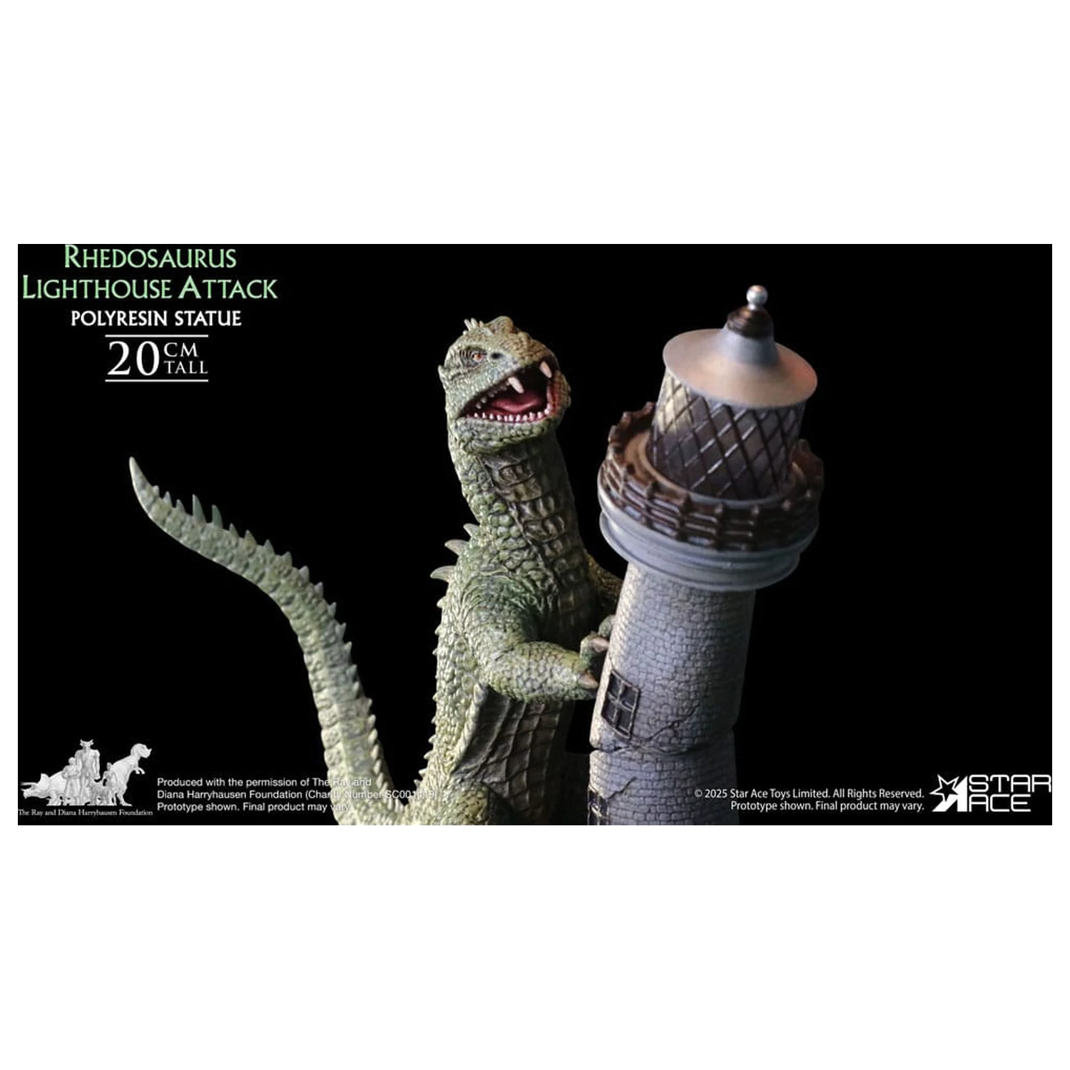 The Beast from 20,000 Fathoms Statueta din Rasina 1/8 Ray Harryhausens Rhedosaurus 20 cm poza produsului