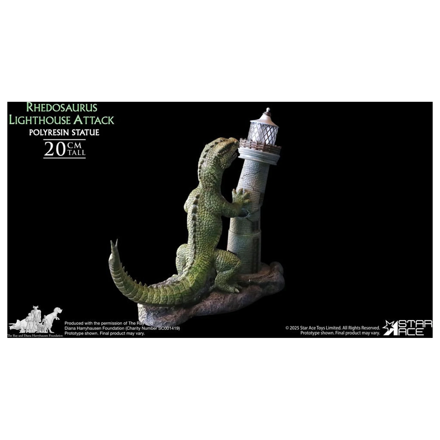 The Beast from 20,000 Fathoms Statueta din Rasina 1/8 Ray Harryhausens Rhedosaurus 20 cm poza produsului