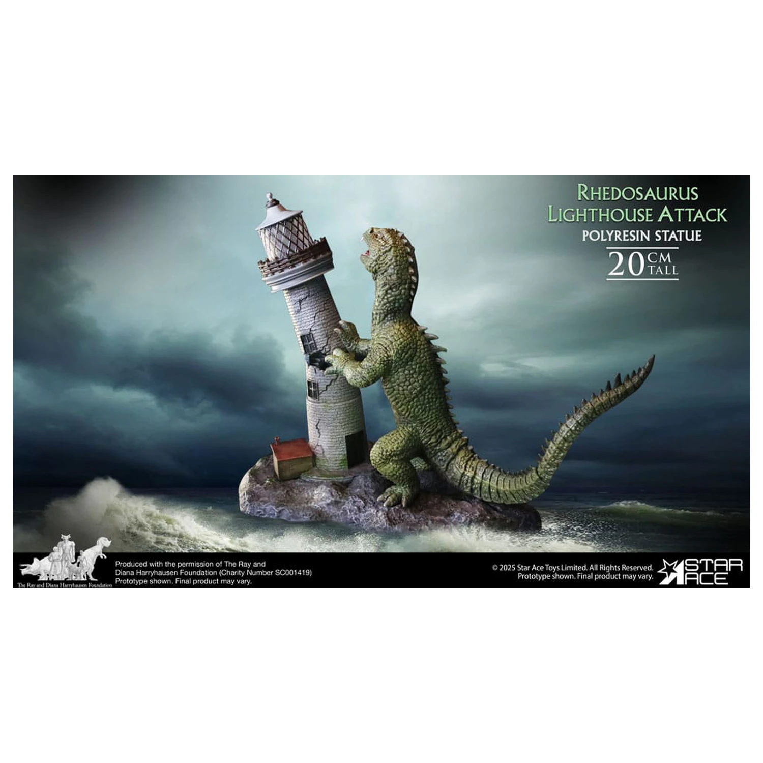 The Beast from 20,000 Fathoms Statueta din Rasina 1/8 Ray Harryhausens Rhedosaurus 20 cm poza produsului