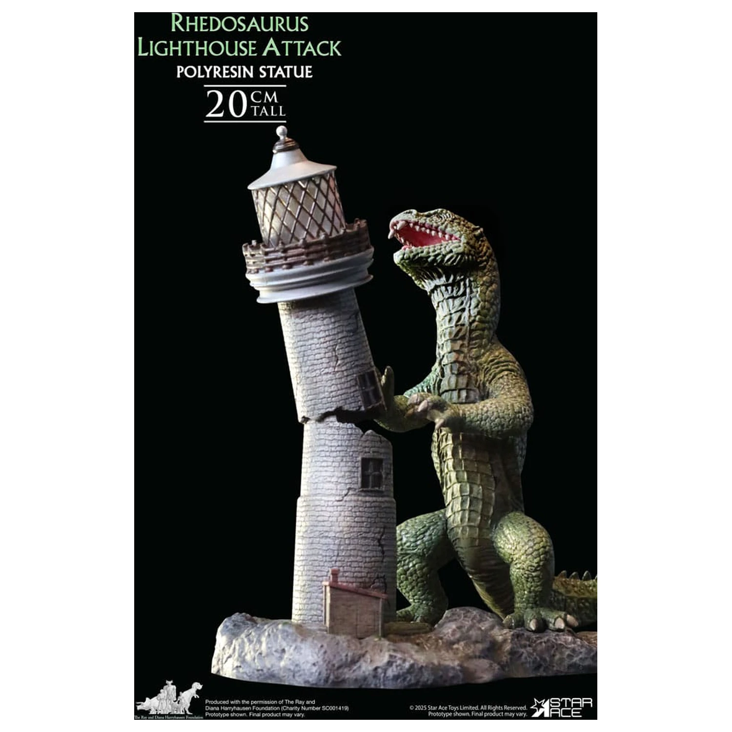 The Beast from 20,000 Fathoms Statueta din Rasina 1/8 Ray Harryhausens Rhedosaurus 20 cm poza produsului