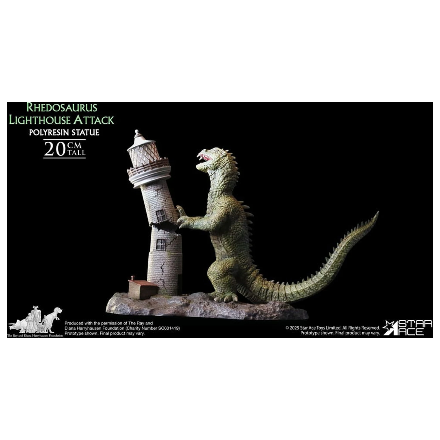 The Beast from 20,000 Fathoms Statueta din Rasina 1/8 Ray Harryhausens Rhedosaurus 20 cm poza produsului