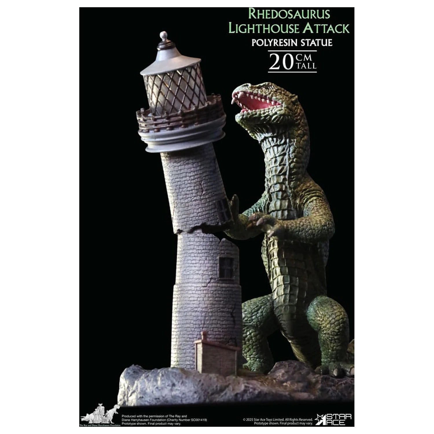 The Beast from 20,000 Fathoms Statueta din Rasina 1/8 Ray Harryhausens Rhedosaurus 20 cm poza produsului