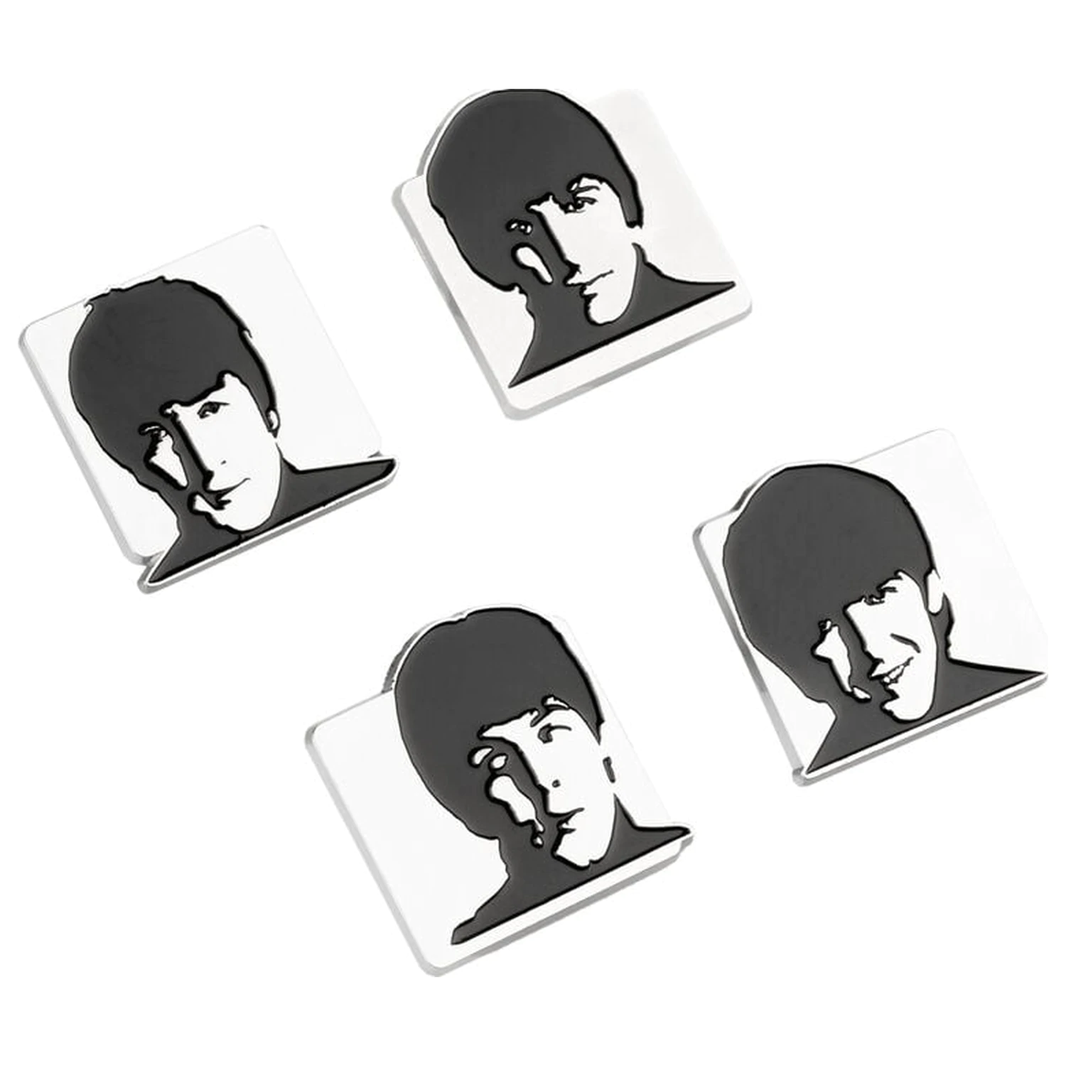 The Beatles set de 4 pini poza produsului