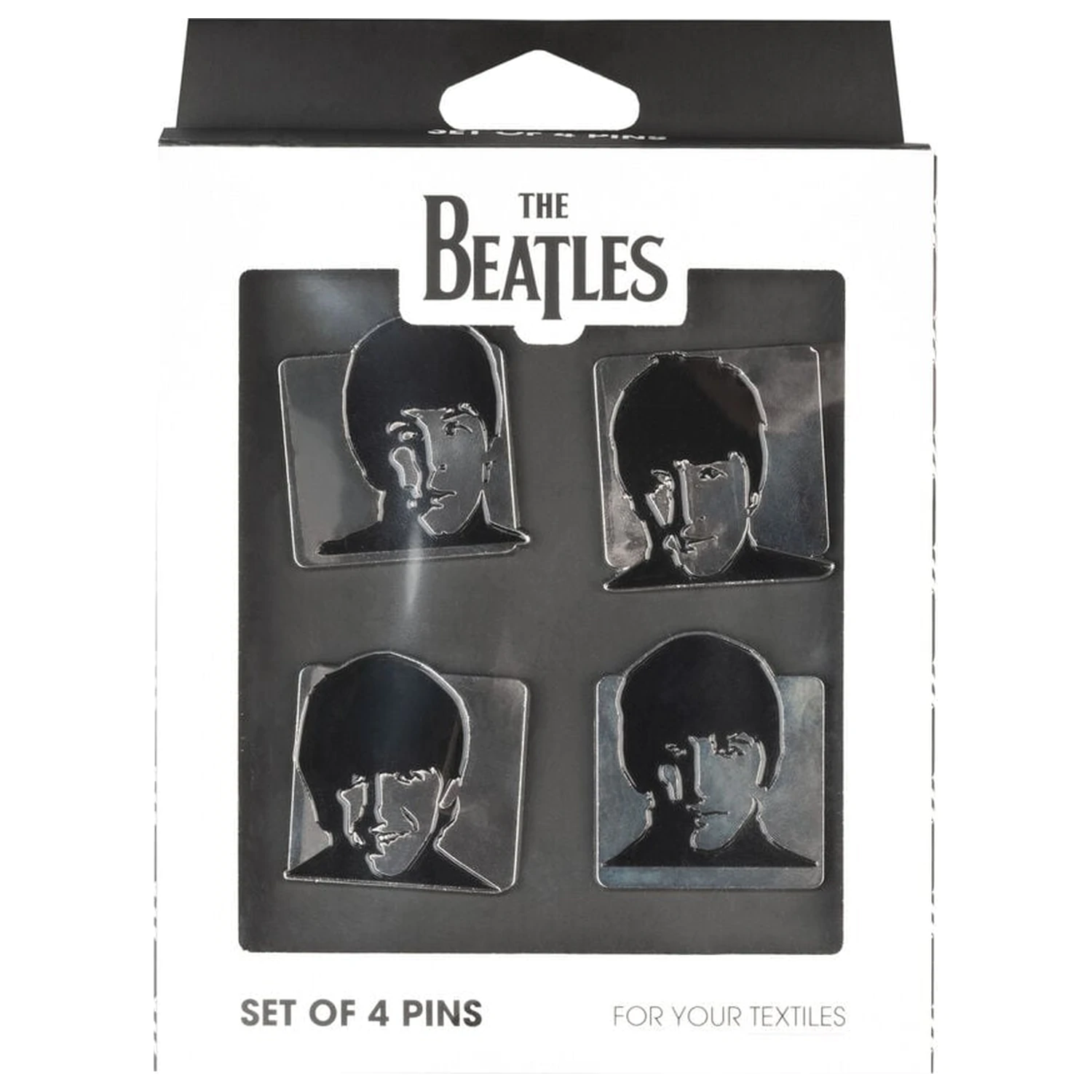 The Beatles set de 4 pini poza produsului