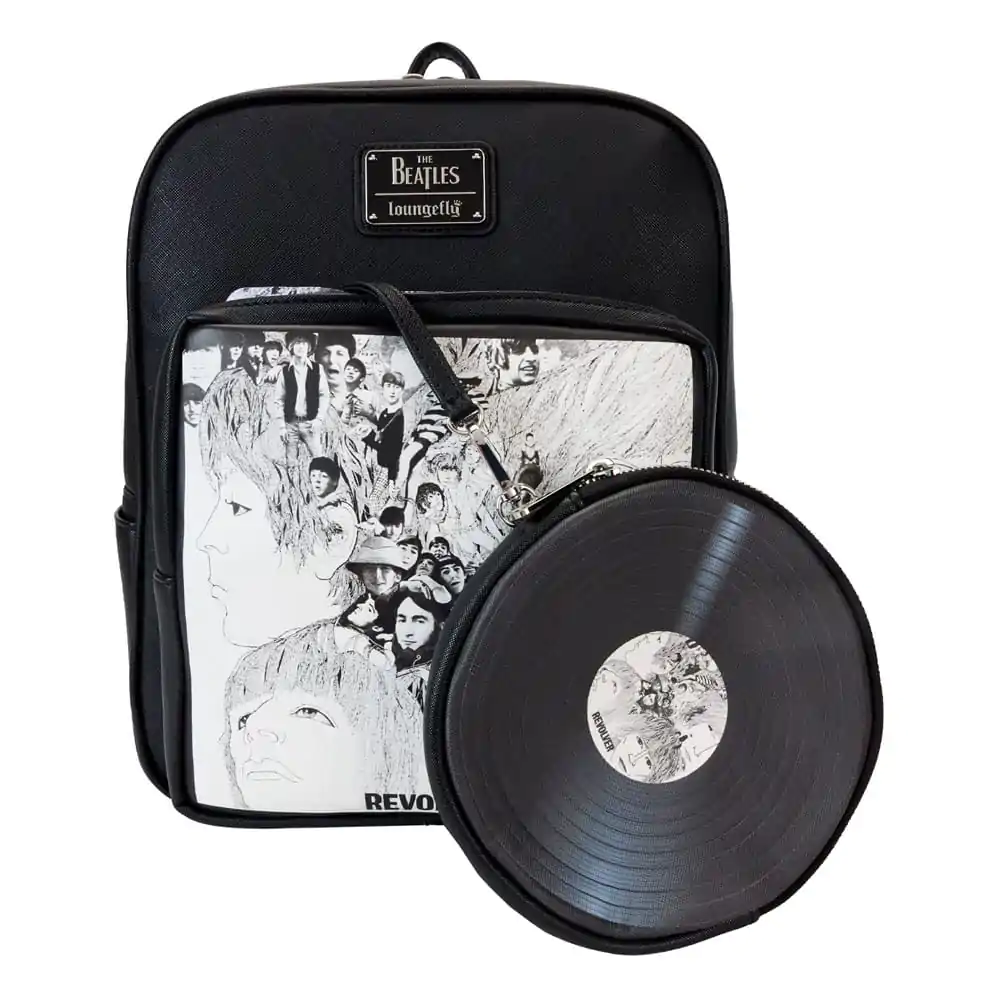 The Beatles by Loungefly Mini Rucsac Revolver Album with Record Pouch poza produsului