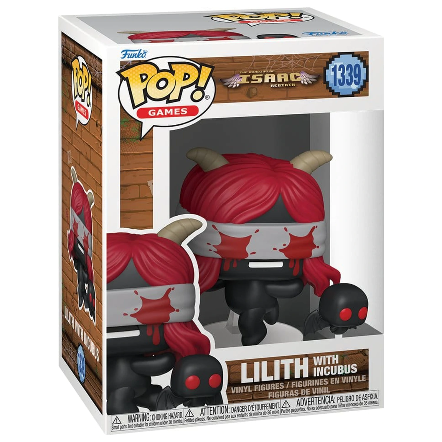 Figura din vinil The Binding of Isaac Funko POP! & Buddy Lilith with Bat 9 cm poza produsului