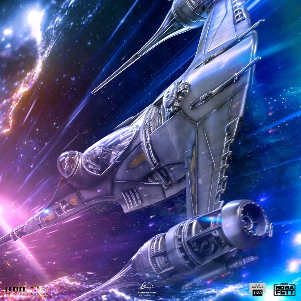Statuie The Book of Boba Fett Demi Art Scale 1/20 Mando's N-1 Starfighter 60 cm poza produsului