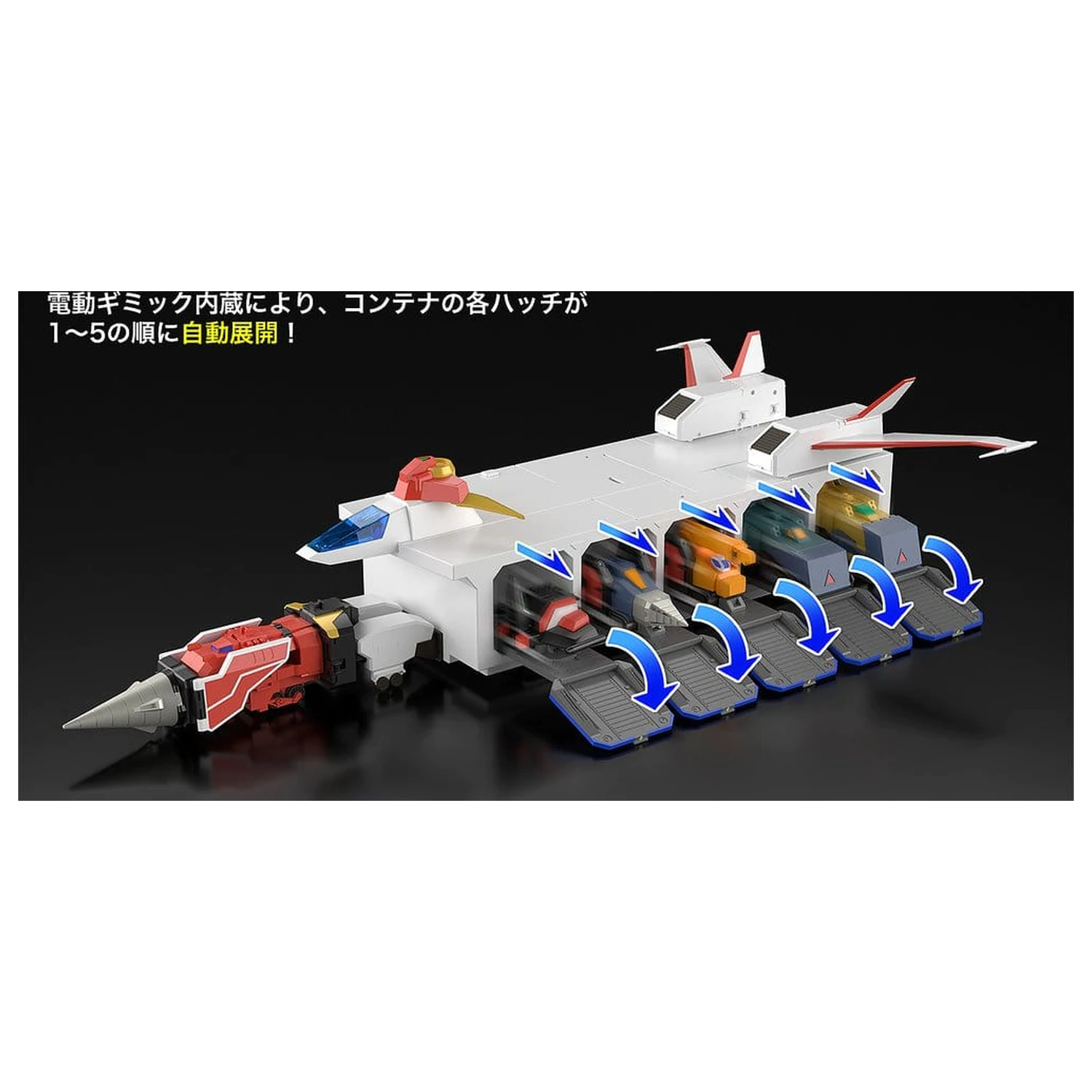 The Brave Express Might Gaine The Gattai Storage Box Kaiser Carrier 43 cm poza produsului