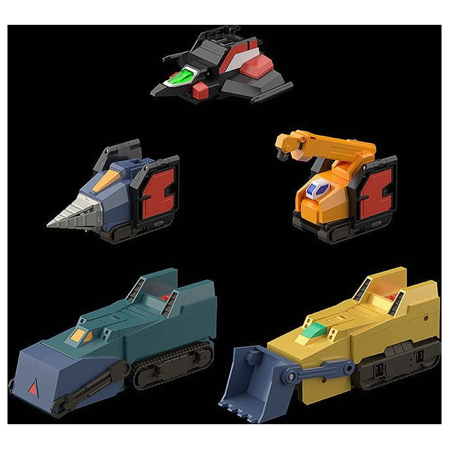 The Brave Express Might Gaine The Gattai Action Figure Might Kaiser (re-run) 25 centimetri poza produsului