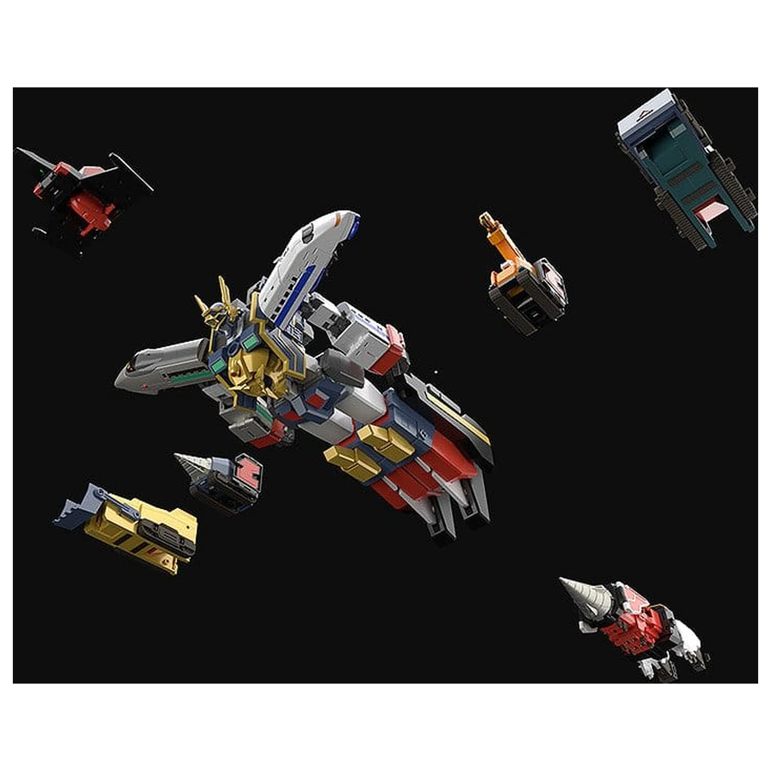 The Brave Express Might Gaine The Gattai Action Figure Might Kaiser (re-run) 25 centimetri poza produsului