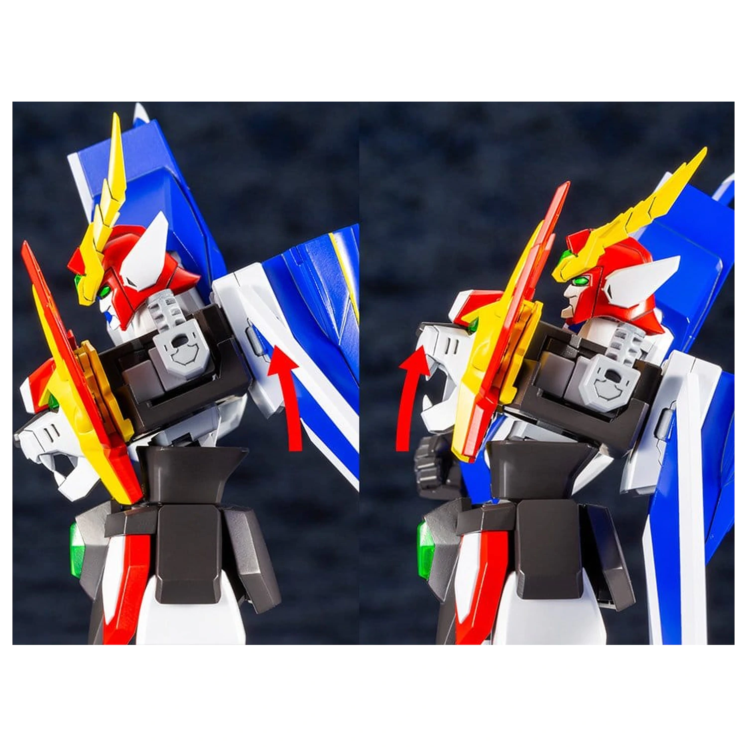 Kit model din plastic The Brave Fighter Exkizer Great Exkizer Full Edition 18 cm poza produsului