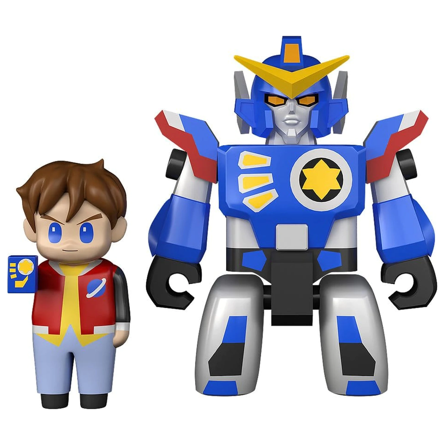The Brave Fighter of Legend Da-Garn Brickroid Figurine de actiune 2-Pack Da-Garn & Seiji Takasugi Set poza produsului