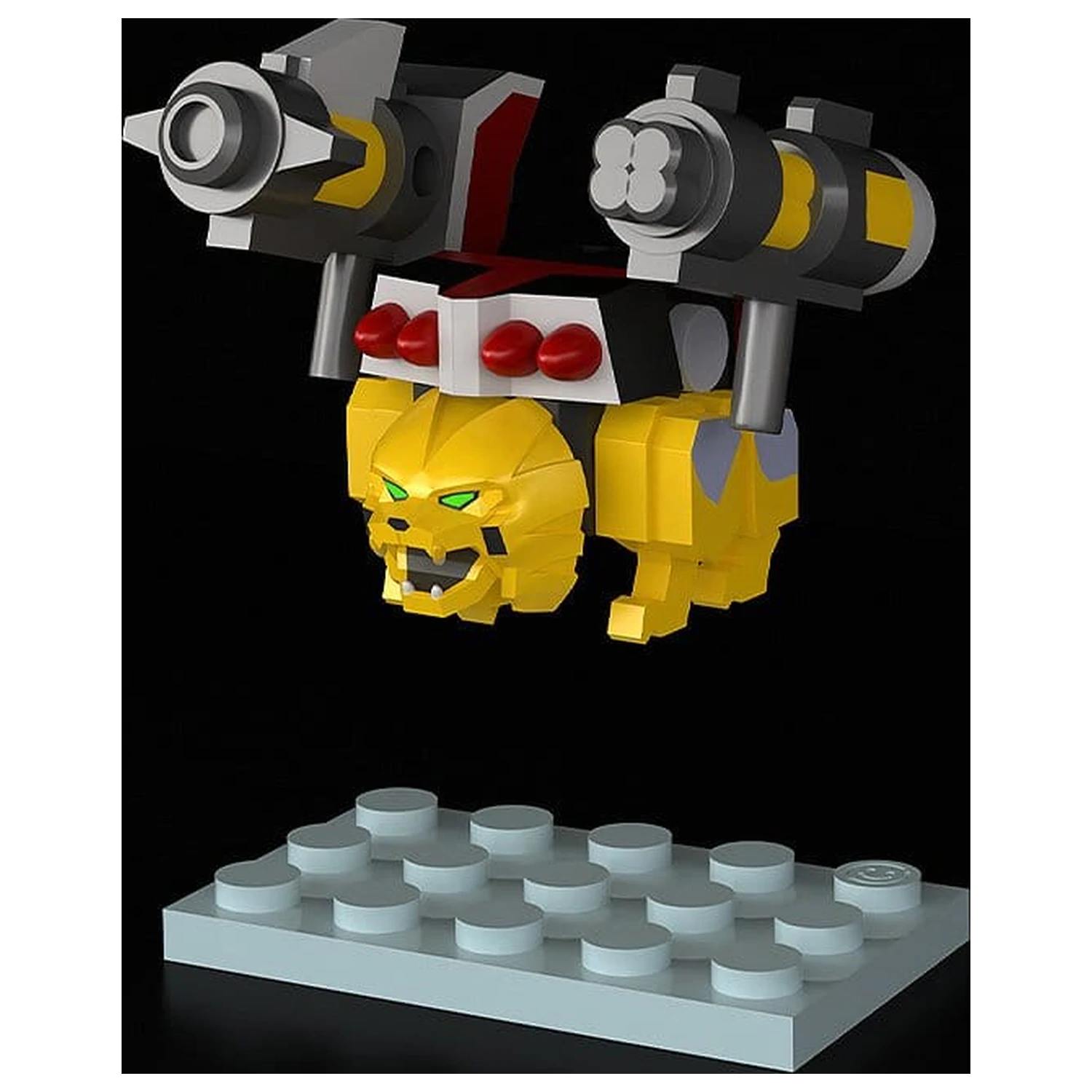 The Brave Fighter of Legend Da-Garn Brickroid Action Figure Ga-Orn (Animal Mode) 2 cm poza produsului