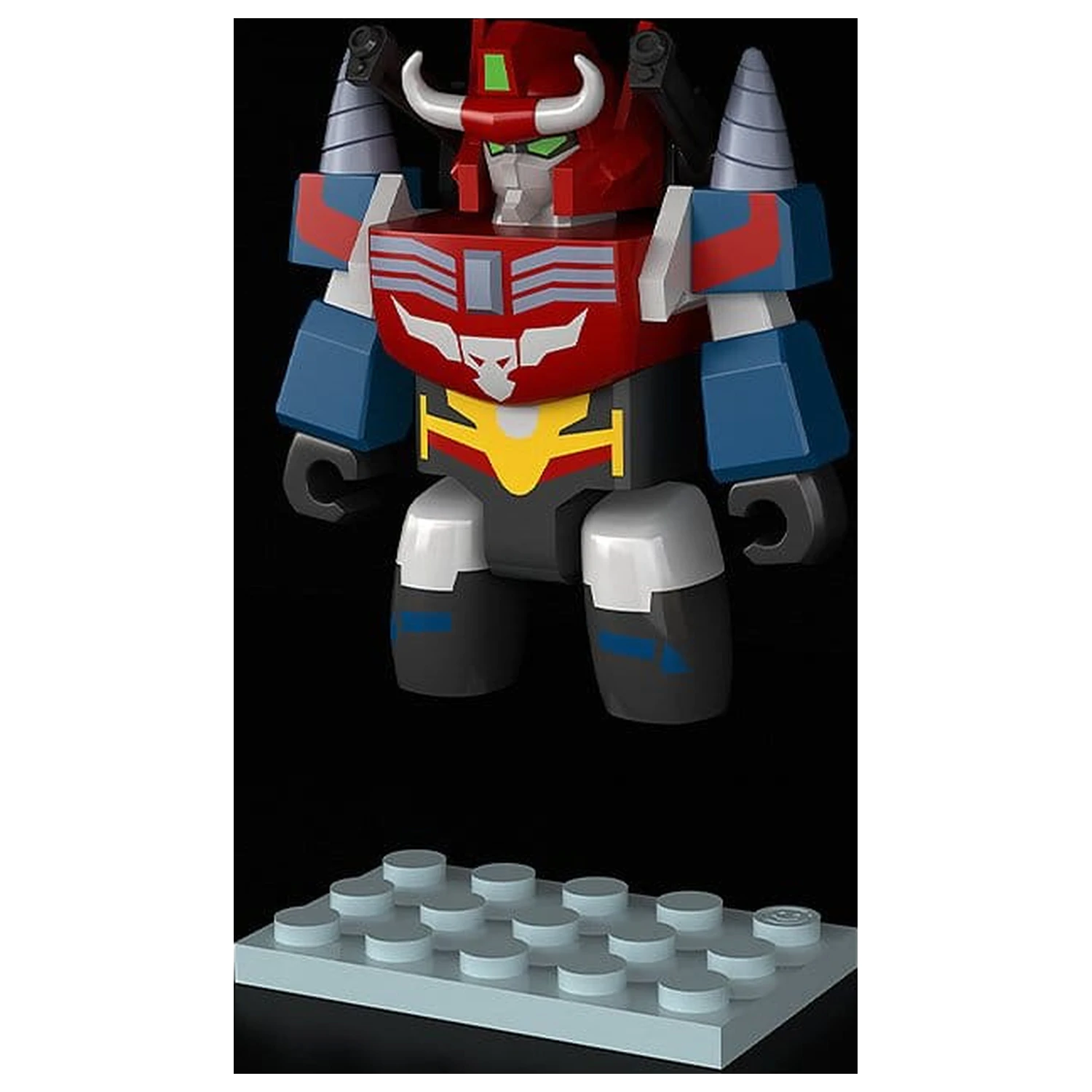The Brave Fighter of Legend Da-Garn Brickroid Figurină de Acțiune Land Bison 5 cm poza produsului