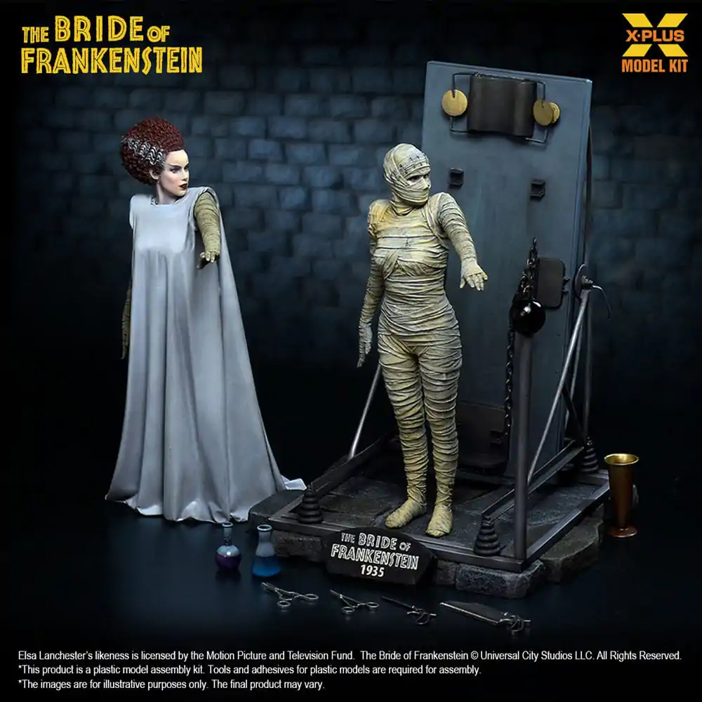 Kit model din plastic Mireasa lui Frankenstein 1/8 Mireasa lui Frankenstein 21 cm poza produsului