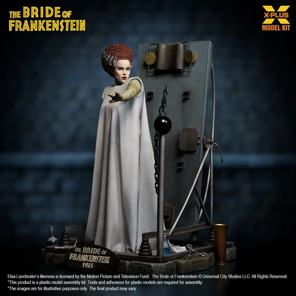 Kit model din plastic Mireasa lui Frankenstein 1/8 Mireasa lui Frankenstein 21 cm poza produsului