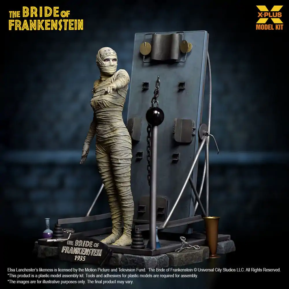 Kit model din plastic Mireasa lui Frankenstein 1/8 Mireasa lui Frankenstein 21 cm poza produsului