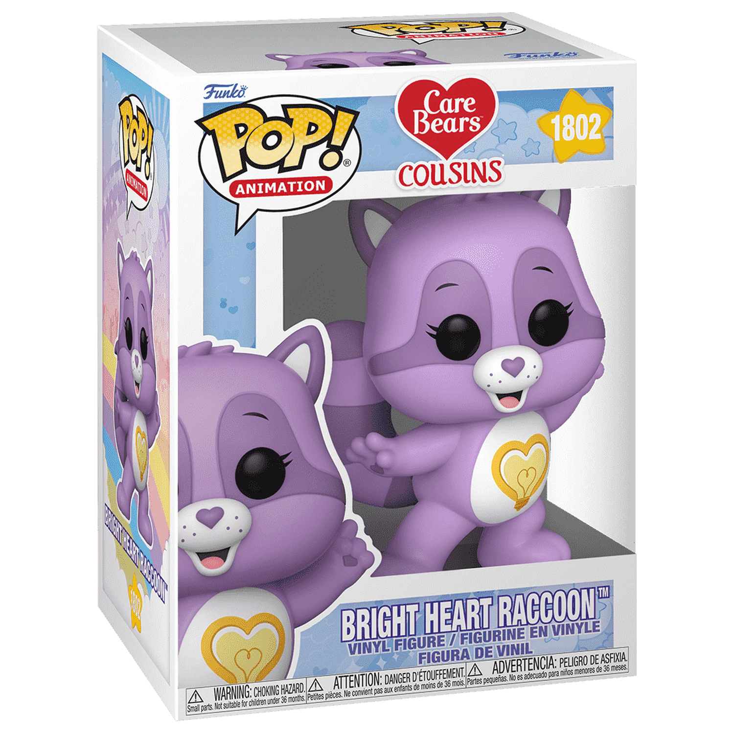 The Care Bears Funko POP! Animation figurină de vinil Bright Heart Raccoon 9 cm poza produsului