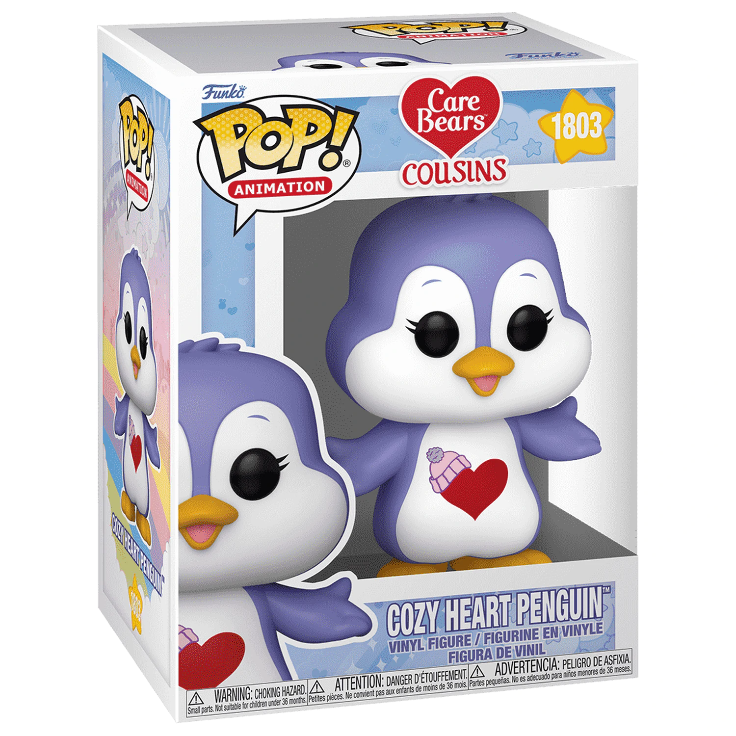 The Care Bears Funko POP! Animation Figurină Vinyl Cozy Heart Penguin 9 cm poza produsului