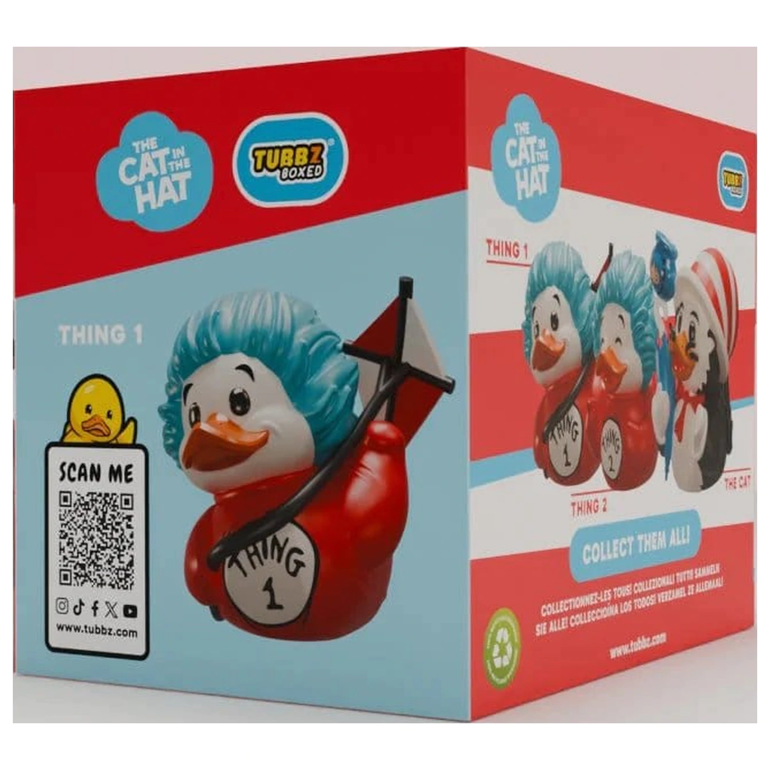 The Cat in the Hat Tubbz PVC Figurina Thing 1 Editie Box Boxed Edition 10 cm poza produsului