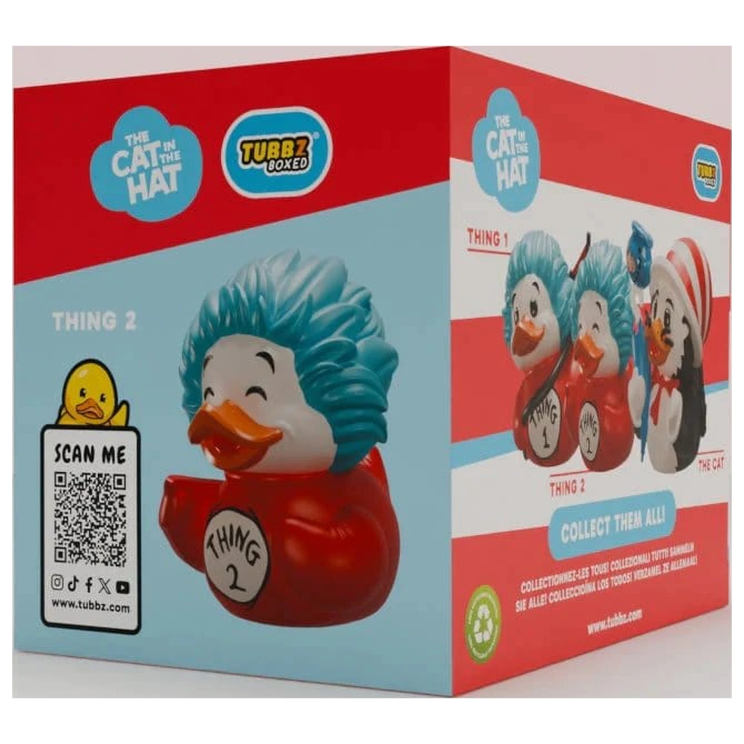 The Cat in the Hat Tubbz PVC Figurina Thing 2 Editie Box 10 cm poza produsului