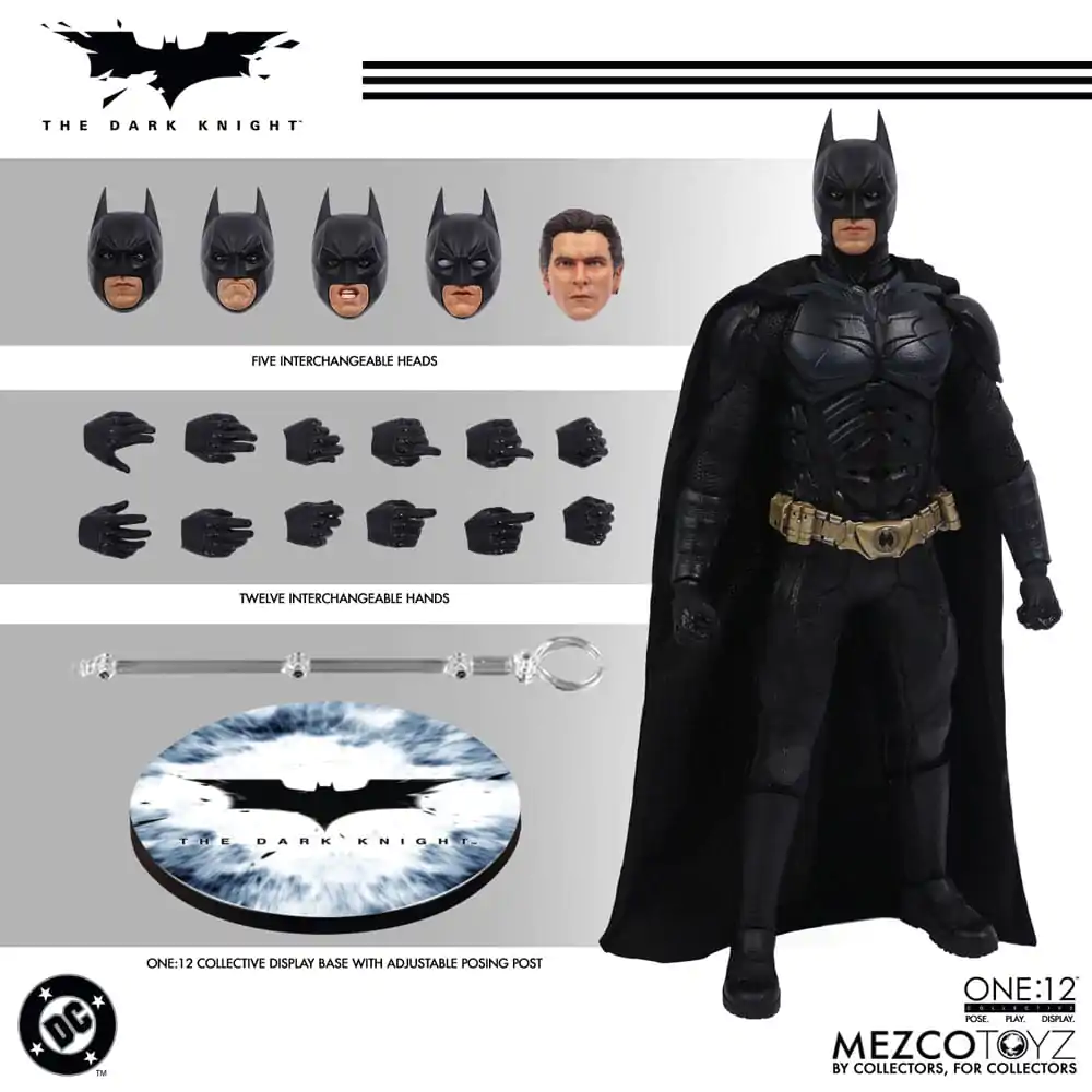 The Dark Knight Figurina de actiune 1/12 Batman 17 cm poza produsului