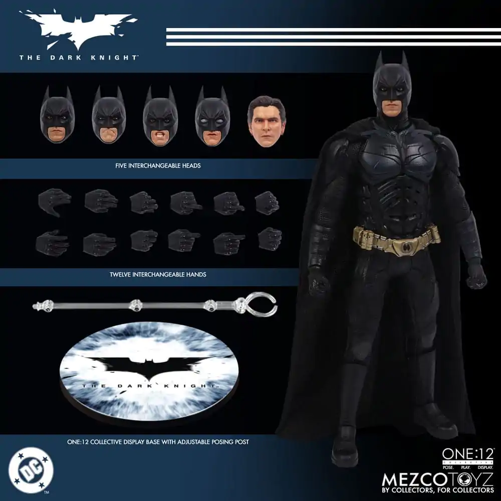 The Dark Knight Figurina de actiune 1/12 Batman 17 cm poza produsului