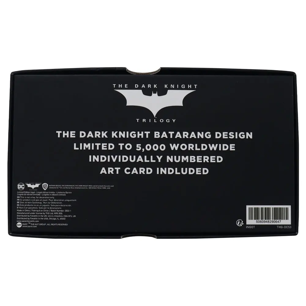 The Dark Knight Replica Batman Batarang Ediție Limitată 18 cm poza produsului