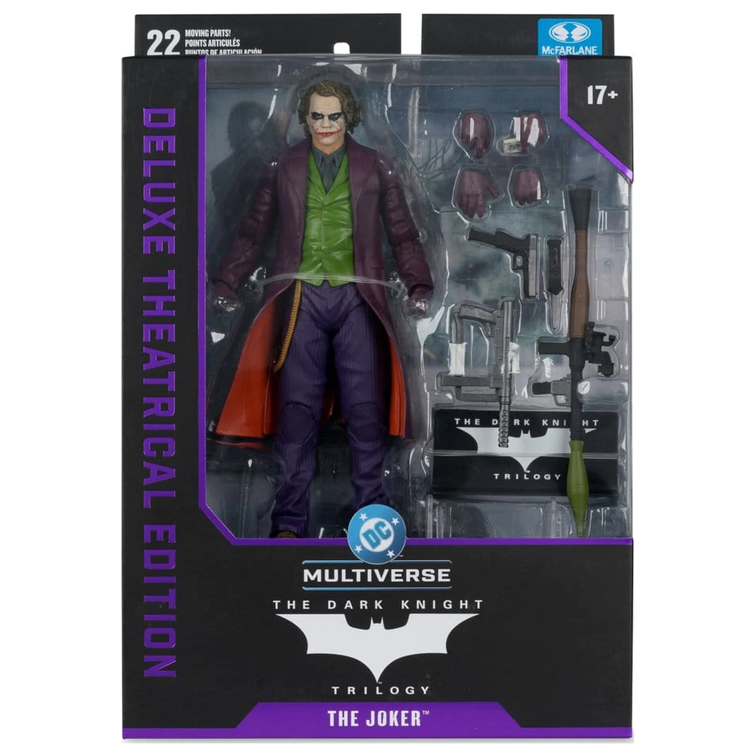 The Dark Knight DC Multiverse Deluxe Theatrical Edition figurina de acțiune Joker 18 cm poza produsului