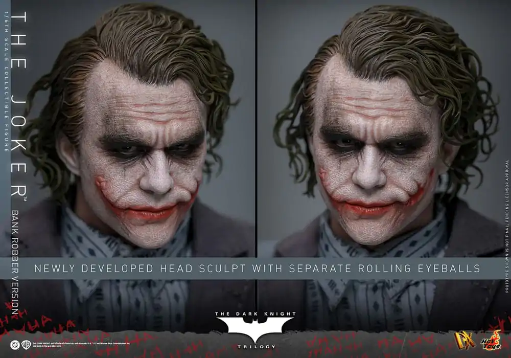 The Dark Knight DX Figurina de actiune 1/6 The Joker (Bank Robber Version) 30 cm poza produsului