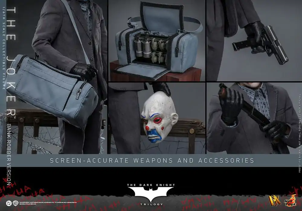 The Dark Knight DX Figurina de actiune 1/6 The Joker (Bank Robber Version) 30 cm poza produsului