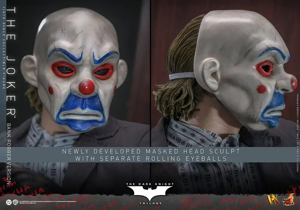 The Dark Knight DX Figurina de actiune 1/6 The Joker (Bank Robber Version) 30 cm poza produsului