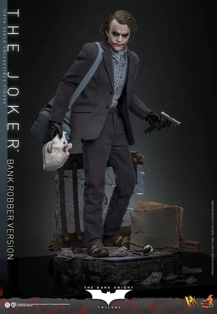 The Dark Knight DX Figurina de actiune 1/6 The Joker (Bank Robber Version) 30 cm poza produsului