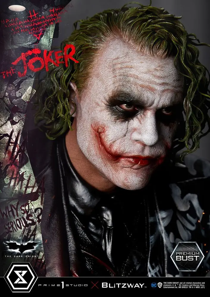 The Dark Knight Premium Bust Joker 26 cm poza produsului