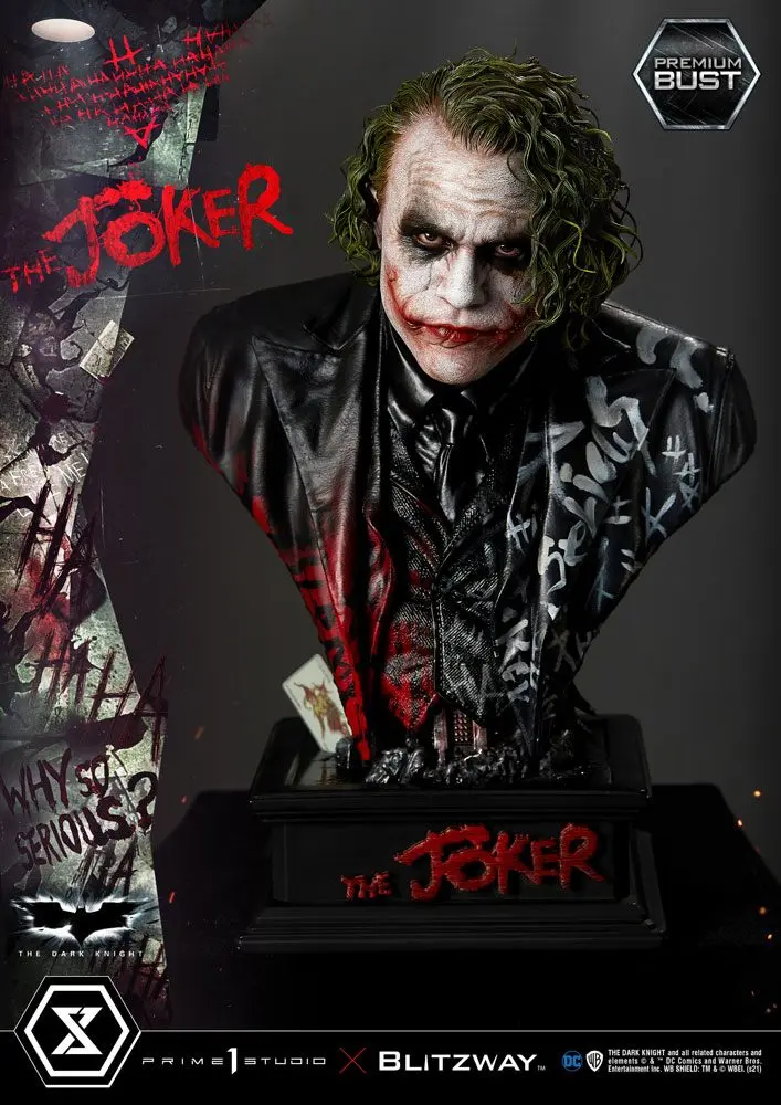 The Dark Knight Premium Bust Joker 26 cm poza produsului